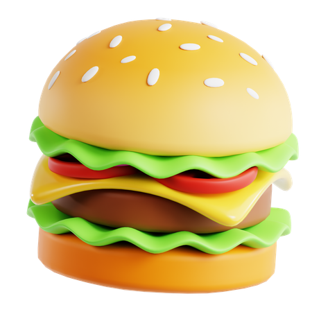 Burger  3D Icon