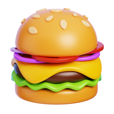 Burger  3D Icon