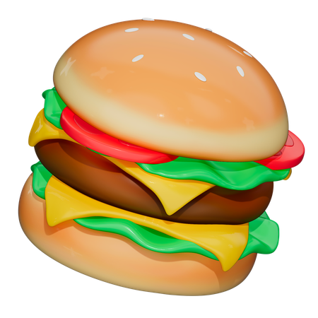 Burger  3D Icon