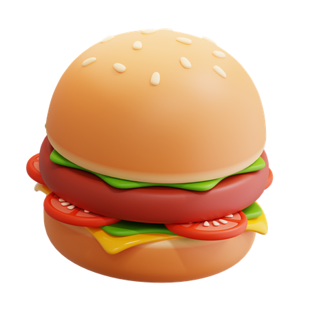 Burger  3D Icon