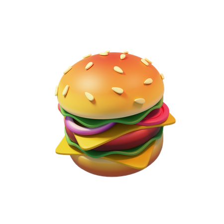 Burger  3D Icon