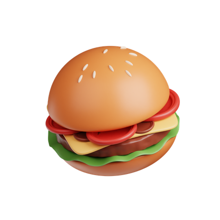 Burger  3D Icon