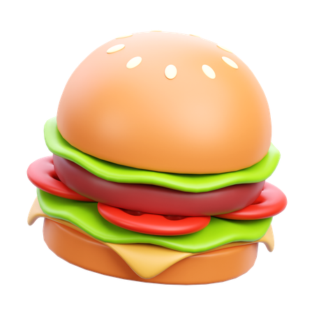 Burger  3D Icon