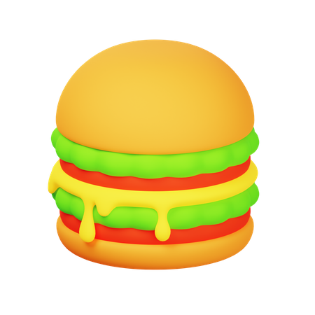 Burger  3D Icon