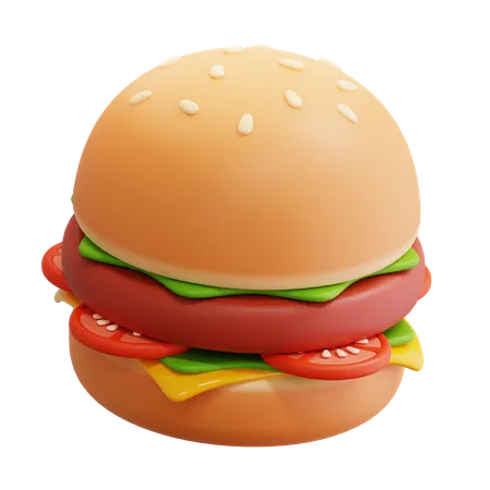 Burger  3D Icon