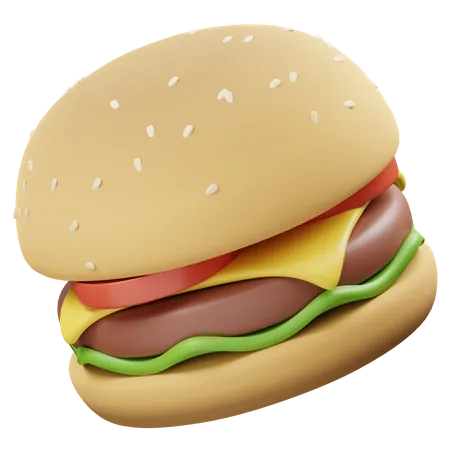 Burger  3D Icon