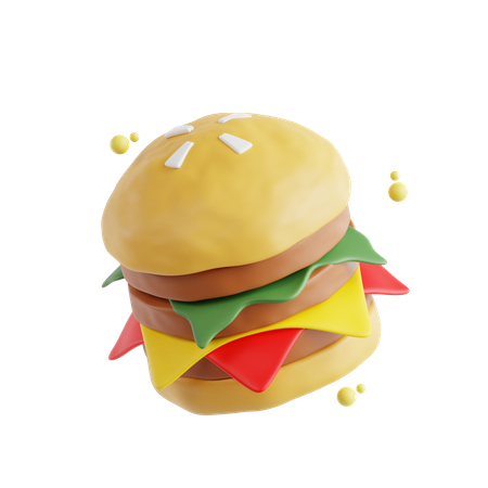 Burger  3D Icon