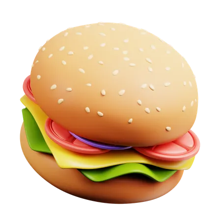 Burger  3D Icon