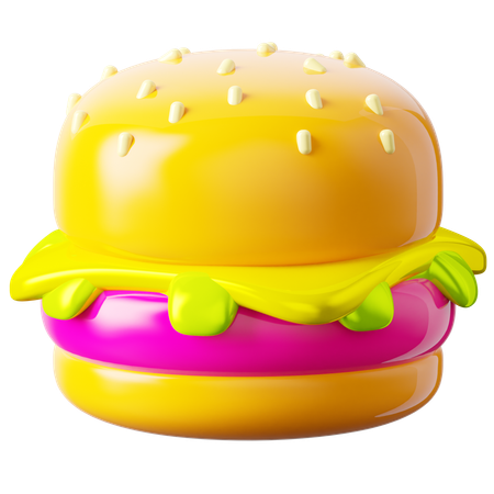 Burger  3D Icon