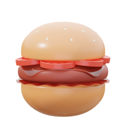 Burger  3D Icon