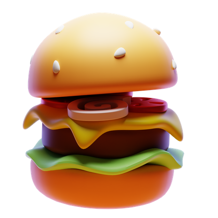 Burger  3D Icon