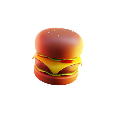 Burger  3D Icon