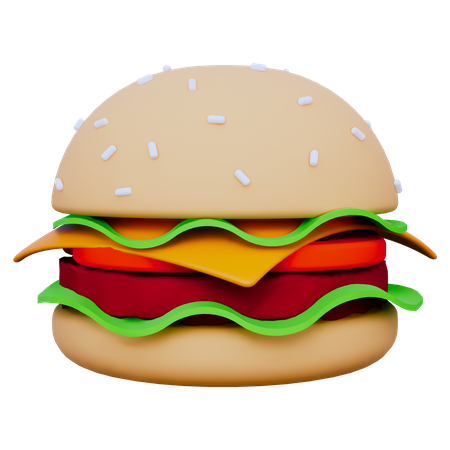 Burger  3D Icon