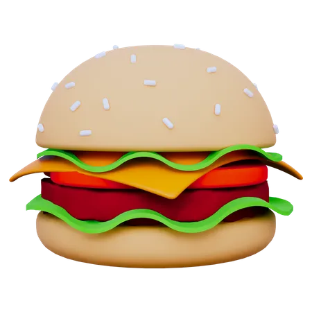 Burger  3D Icon