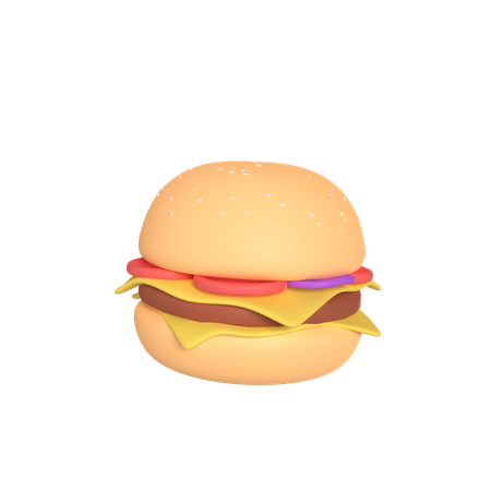 Burger  3D Icon