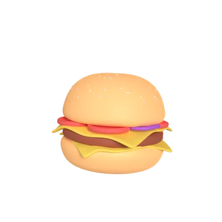 Burger  3D Icon