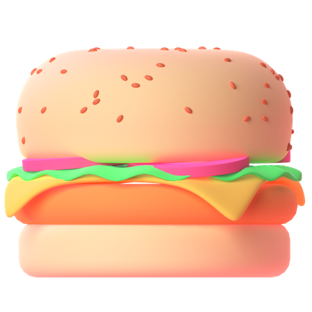 Burger  3D Icon