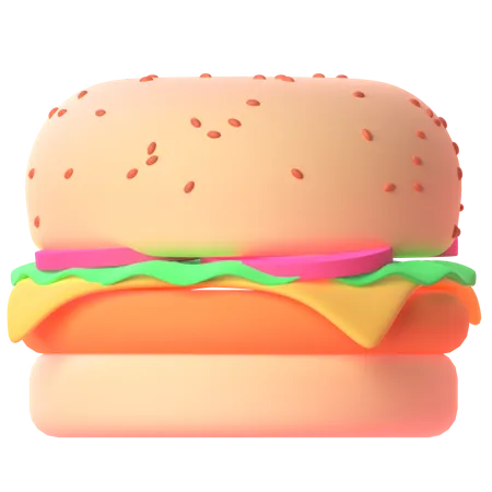 Burger  3D Icon