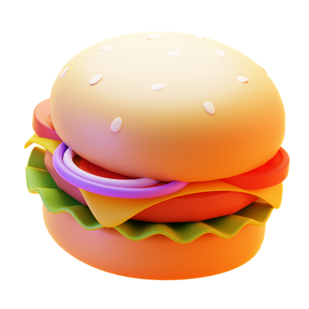 BURGER  3D Icon