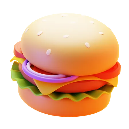 BURGER  3D Icon