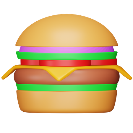 Burger  3D Icon