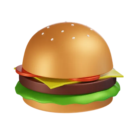 Burger  3D Icon