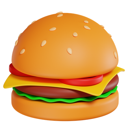 Burger  3D Icon