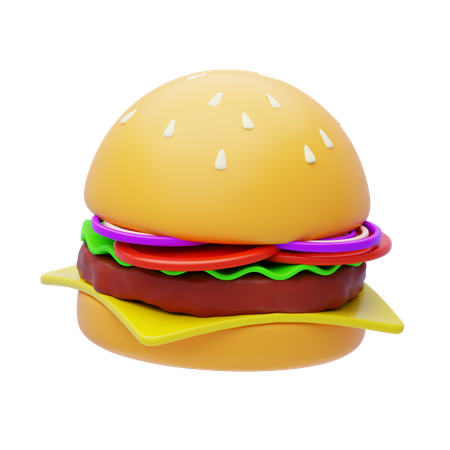 Burger  3D Icon