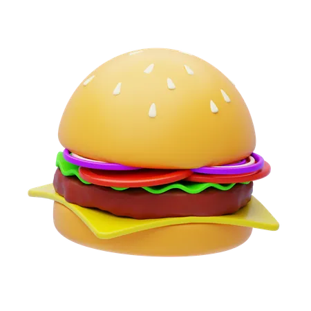 Burger  3D Icon