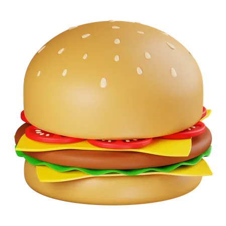 Burger  3D Icon