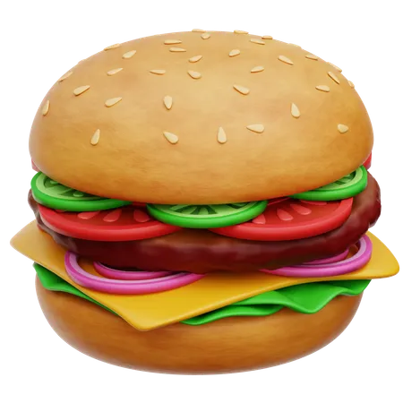 Burger  3D Icon