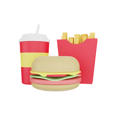 Burger  3D Icon