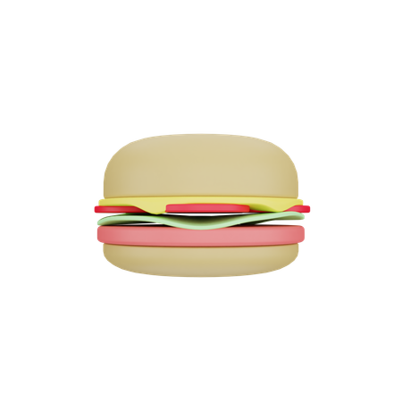 Burger  3D Icon