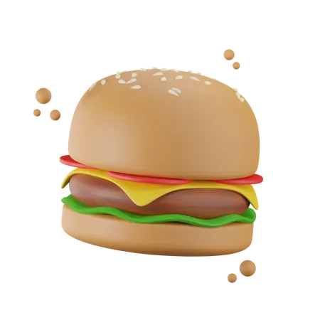 Burger  3D Icon