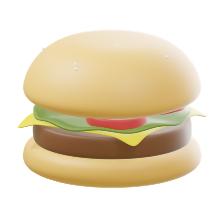 Burger  3D Icon