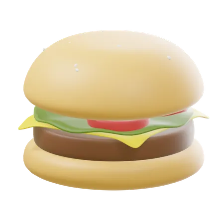 Burger  3D Icon