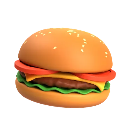 Burger  3D Icon