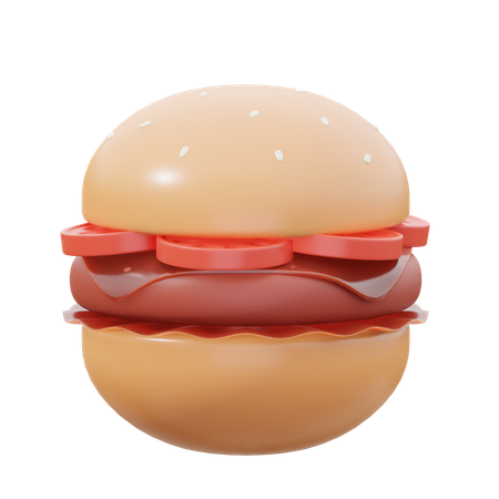 Burger  3D Icon