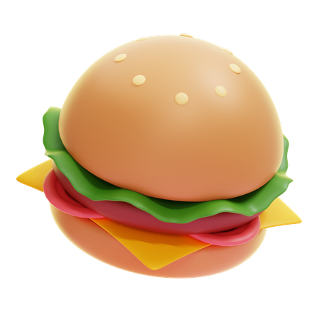 Burger  3D Icon