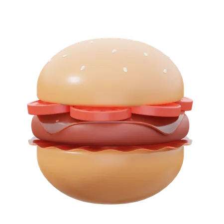 Burger  3D Icon