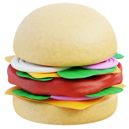 Burger  3D Icon