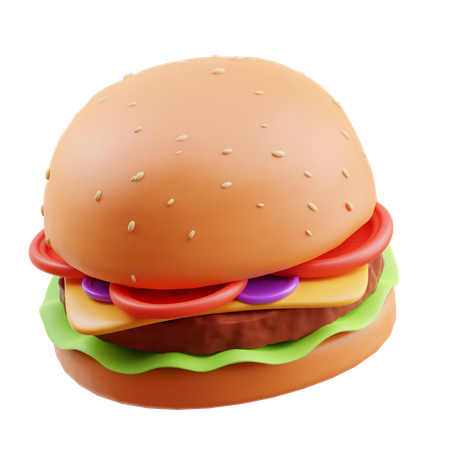 Burger  3D Icon