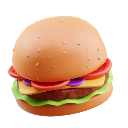 Burger  3D Icon