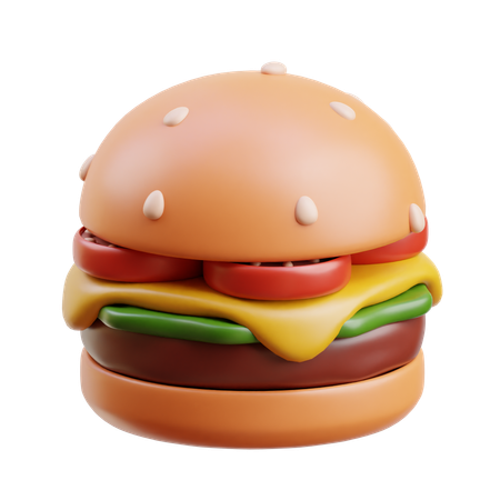 Burger  3D Icon