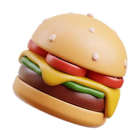 Burger  3D Icon