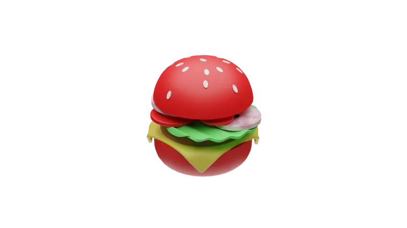 Burger  3D Icon