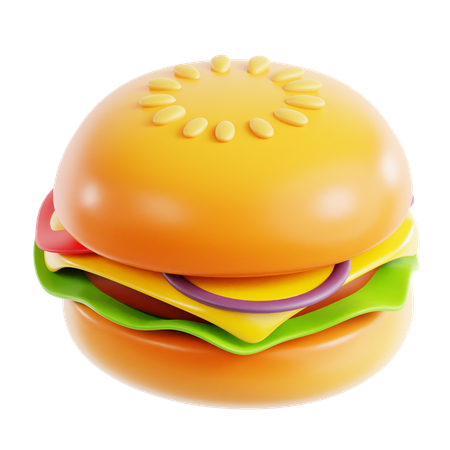 Burger  3D Icon