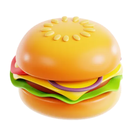 Burger  3D Icon