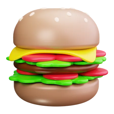 Burger  3D Icon