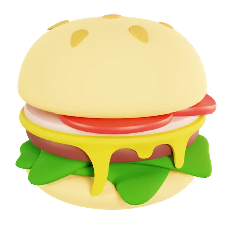 Burger  3D Icon